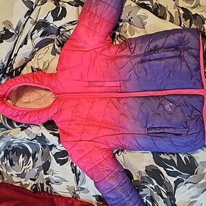 Eddie Bauer girls coat reversible